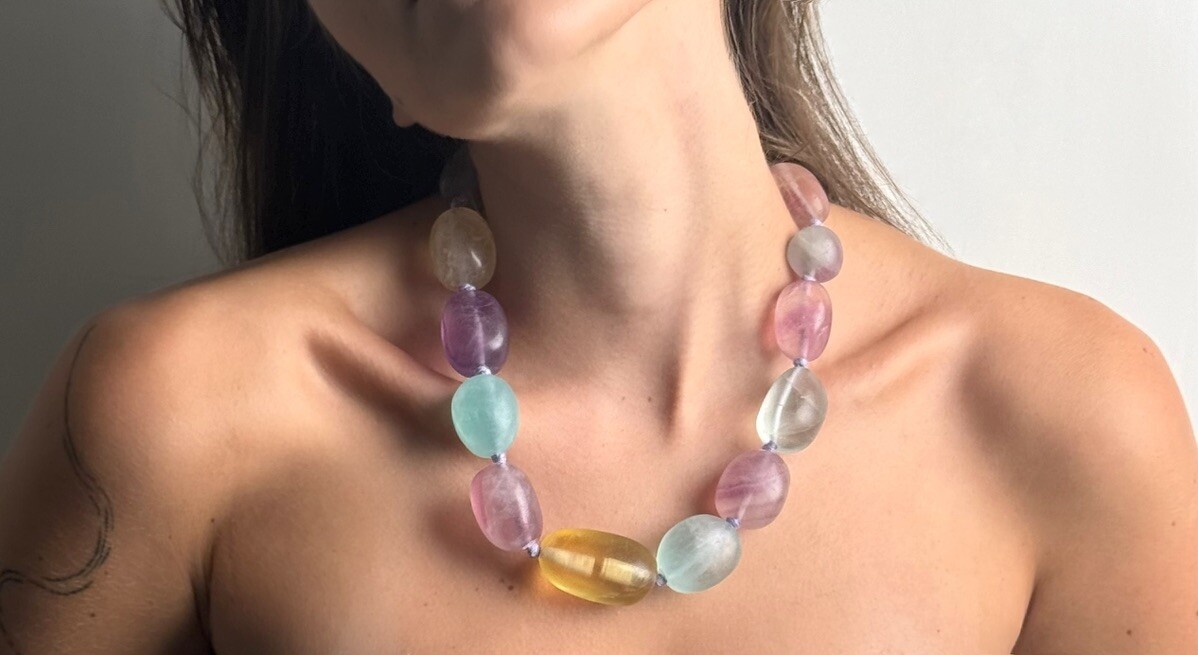 Necklace with Fluorite